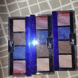 2 For 5 Revlon Eyeshadow Trio Palettes in Blue, Brown and Taupe Tones